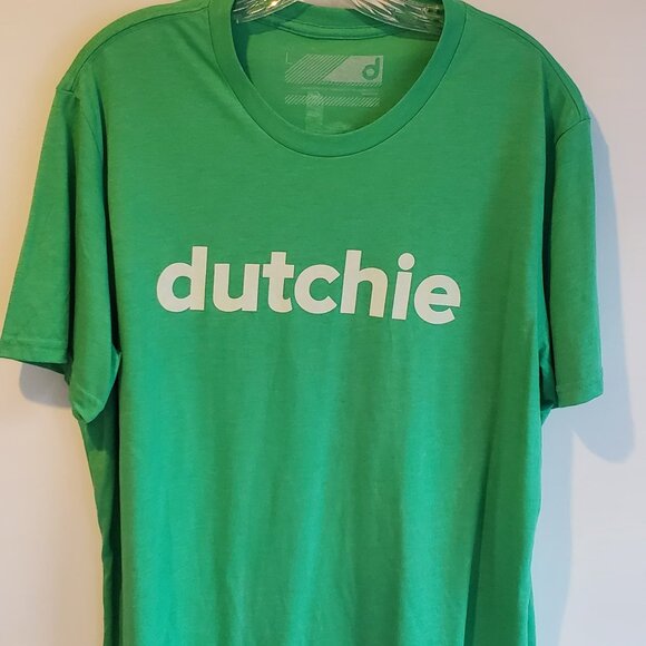 Dutchie Green Logo Graphic T-Shirt Men’s Large - Picture 1 of 4